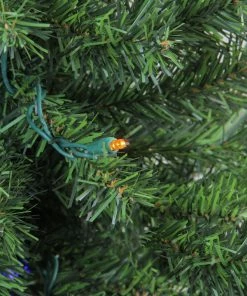 Alternative view of Northlight 2' Pre-Lit Medium Canadian Pine Artificial Christmas Tree - Multicolor Lights