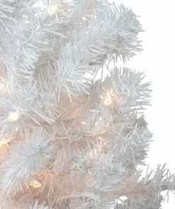 Northlight 3' Pre-Lit Snow White Artificial Christmas Tree, Clear Lights -Northlight Shop northlight v15869 1 19364.1664900748