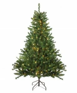 Northlight 10' Pre-Lit Medium Canadian Pine Candlelight LED Artificial Christmas Tree - Clear Lights