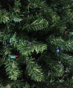 Alternative view of Northlight 10' Pre-Lit Medium Canadian Pine Artificial Christmas Tree - Multicolor LED Lights