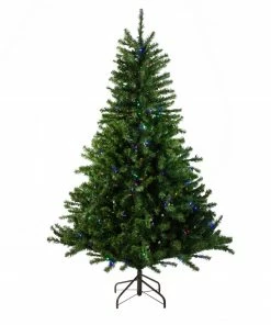 Northlight 10' Pre-Lit Medium Canadian Pine Artificial Christmas Tree - Multicolor LED Lights