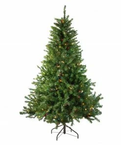 Northlight 10' Pre-Lit Medium Canadian Pine Artificial Christmas Tree - Multicolor Lights
