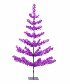 Northlight 3' Medium Purple Tinsel Twig Artificial Christmas Tree - Unlit