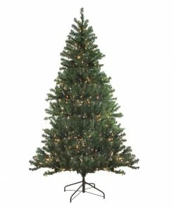 Northlight 7' Pre-Lit Medium Balsam Pine Artificial Christmas Tree - Clear Lights