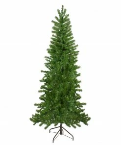 Northlight 6.5' Canadian Pine Slim Artificial Christmas Wall Tree - Unlit