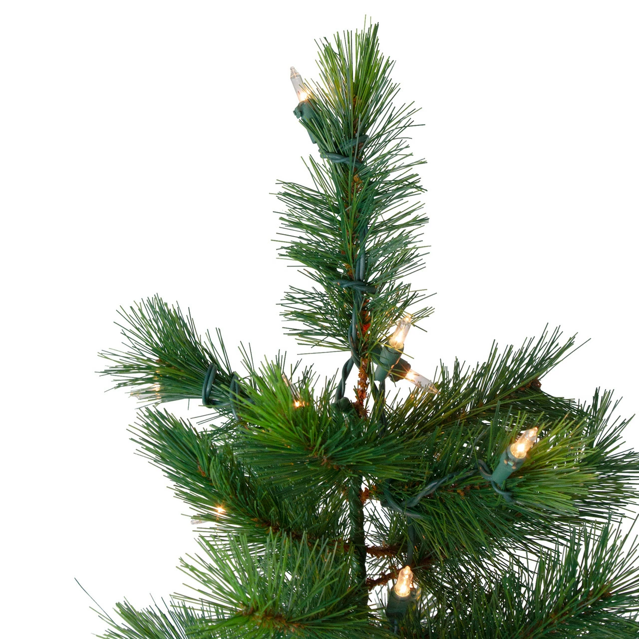 Northlight 6.5' Pre-Lit Slim Royal Alpine Artificial Christmas Tree - Clear Lights 7 Northlight 6.5' Pre-Lit Slim Royal Alpine Artificial Christmas Tree - Clear Lights - Image 5