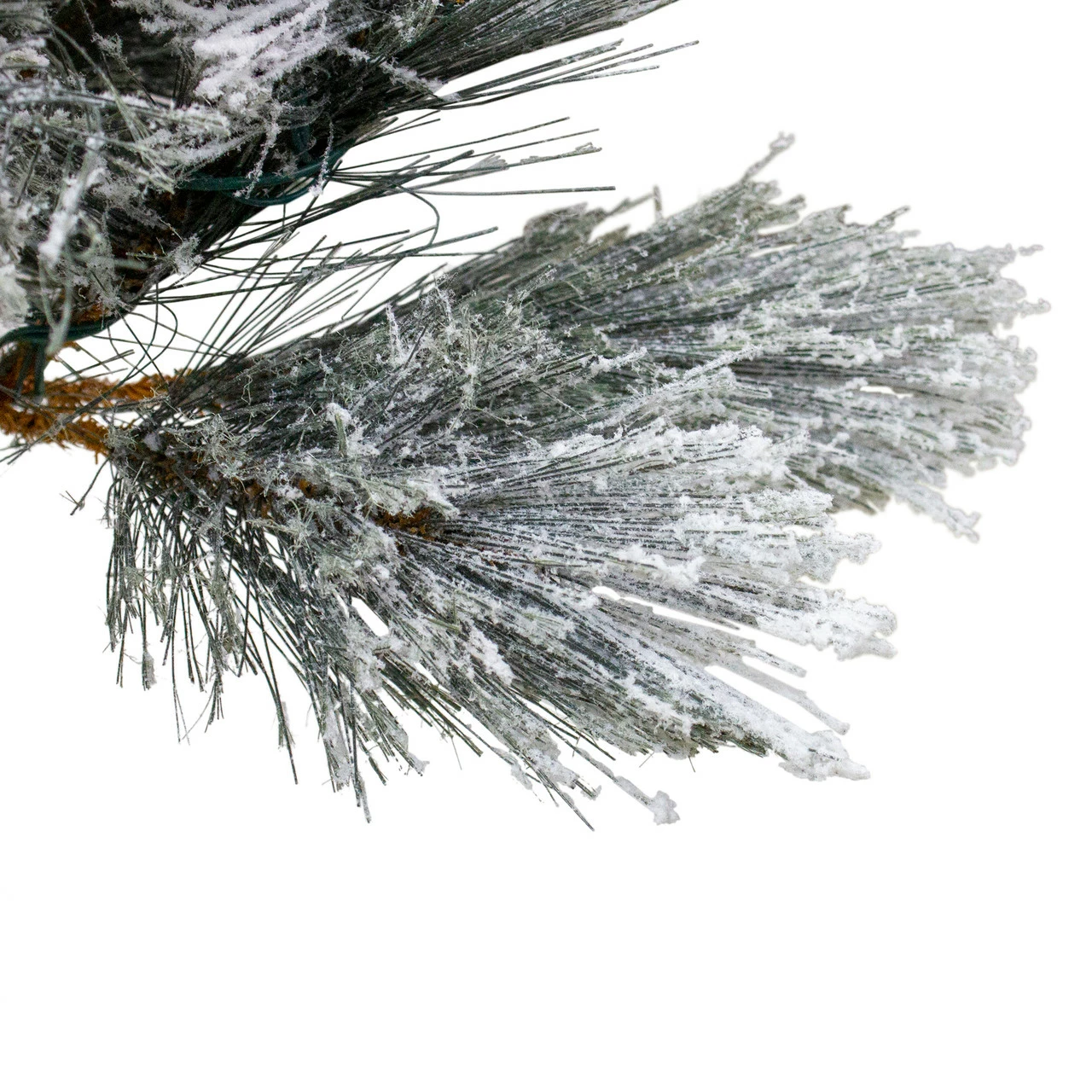 Northlight 7.5' Flocked Black Spruce Artificial Christmas Tree - Unlit 4 Northlight 7.5' Flocked Black Spruce Artificial Christmas Tree - Unlit - Image 2