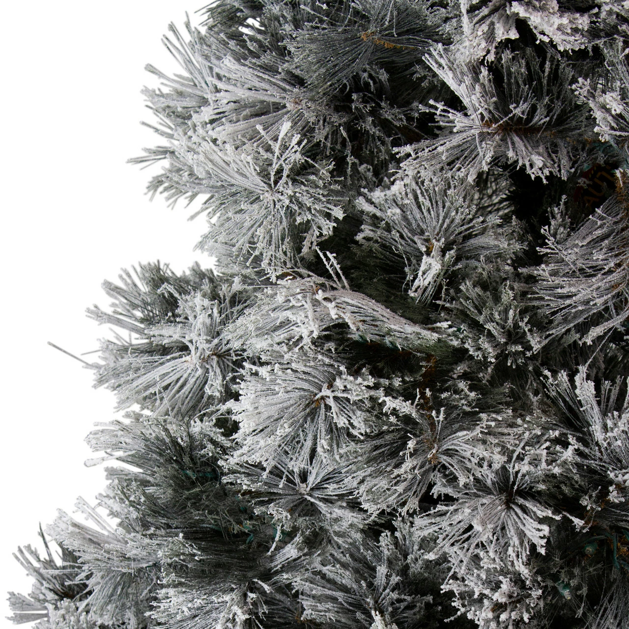 Northlight 7.5' Flocked Black Spruce Artificial Christmas Tree - Unlit 5 Northlight 7.5' Flocked Black Spruce Artificial Christmas Tree - Unlit - Image 3