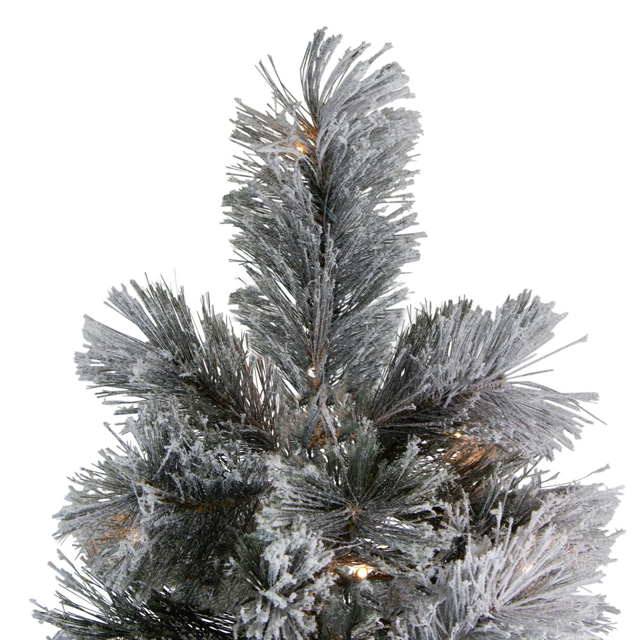 Northlight 7.5' Pre-Lit Black Spruce Artificial Christmas Tree - Clear LED Lights 6 Northlight 7.5' Pre-Lit Black Spruce Artificial Christmas Tree - Clear LED Lights - Image 4
