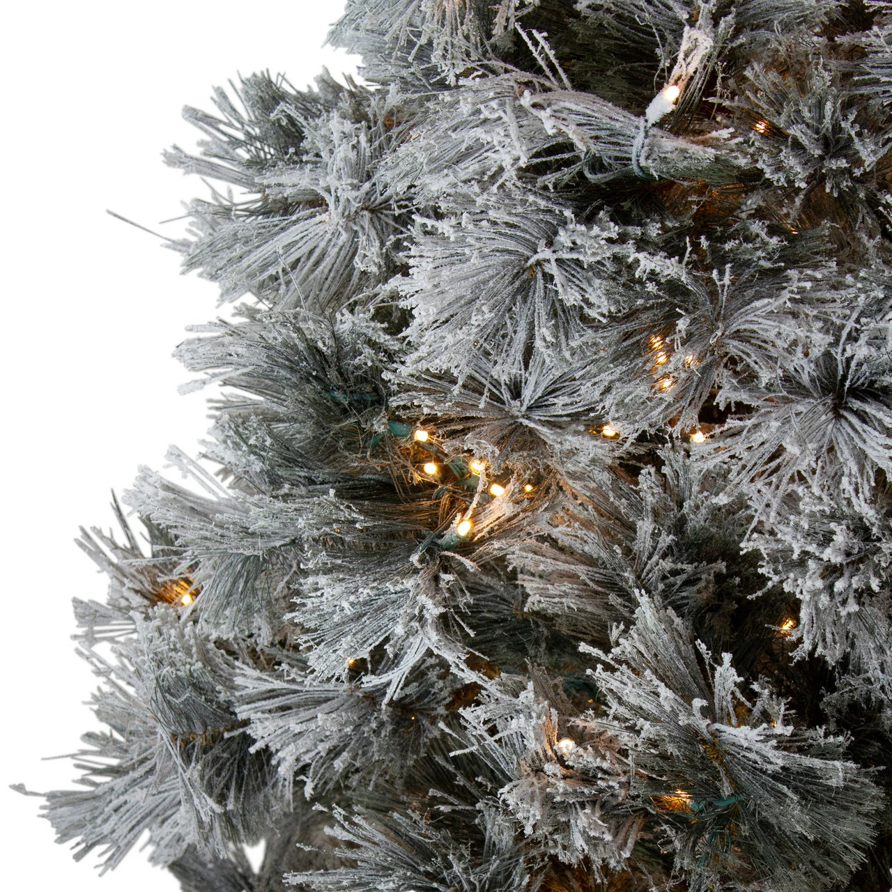 Northlight 7.5' Pre-Lit Black Spruce Artificial Christmas Tree - Clear LED Lights 5 Northlight 7.5' Pre-Lit Black Spruce Artificial Christmas Tree - Clear LED Lights - Image 3