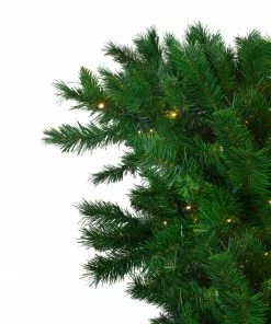 Alternative view of Northlight 9' Pre-lit Sugar Pine Artificial Upside Down Christmas Tree - Clear LED Lights