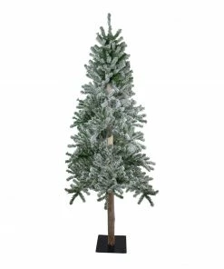 Northlight 6ft Flocked Alpine Artificial Christmas Tree - Unlit