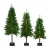 Northlight Set Of 3 Pre-Lit Slim Alpine Artificial Christmas Trees 6' - Multi Lights 2 Northlight Set Of 3 Pre-Lit Slim Alpine Artificial Christmas Trees 6' - Multi Lights -Northlight Shop northlight v27446 45007.1665580035