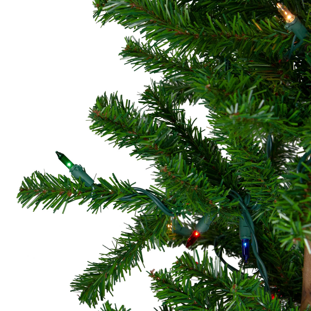 Northlight Set Of 3 Pre-Lit Slim Alpine Artificial Christmas Trees 6' - Multi Lights 5 Northlight Set Of 3 Pre-Lit Slim Alpine Artificial Christmas Trees 6' - Multi Lights - Image 3
