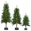 Northlight Set Of 3 Pre-Lit Slim Alpine Artificial Christmas Trees 5' - Multicolor Lights -Northlight Shop northlight v27451 updart 76015.1665610745