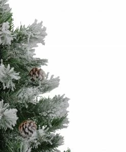 Northlight 24" Flocked Pine Artificial Christmas Tree In Burlap Base - Unlit -Northlight Shop northlight v28322 2 32440.1665580035