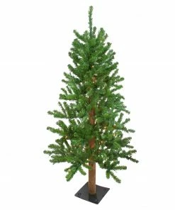 Northlight 4' Pre-Lit Medium Alpine Artificial Christmas Tree - Clear Lights