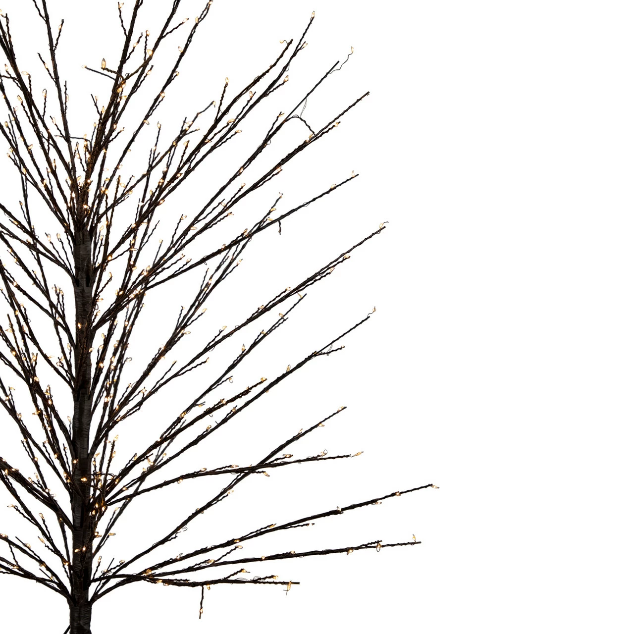 Northlight 5' Black LED Lighted Christmas Twig Tree - Warm White Lights 5 Northlight 5' Black LED Lighted Christmas Twig Tree - Warm White Lights - Image 3