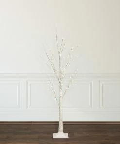 Alternative view of Northlight 4' LED Lighted White Birch Christmas Twig Tree - Warm White Lights