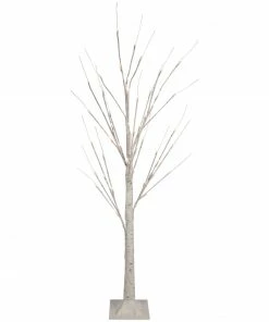 Northlight 4' LED Lighted White Birch Christmas Twig Tree - Warm White Lights