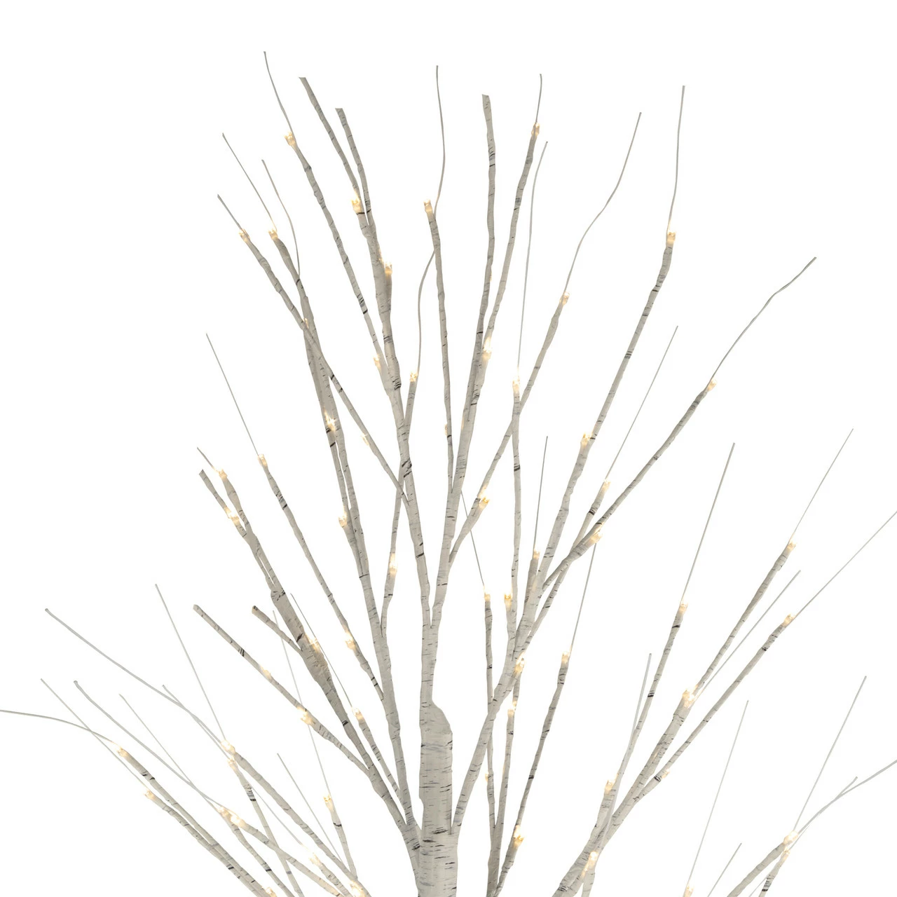 Northlight 6' LED Lighted White Christmas Twig Tree - Warm White Lights 7 Northlight 6' LED Lighted White Christmas Twig Tree - Warm White Lights - Image 5