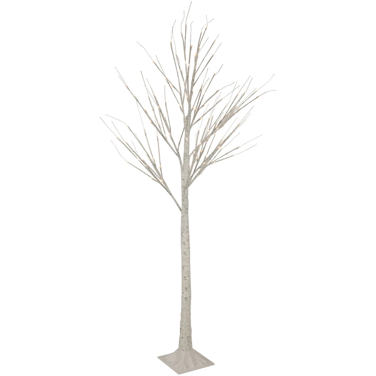 Northlight 6' LED Lighted White Christmas Twig Tree - Warm White Lights 6 Northlight 6' LED Lighted White Christmas Twig Tree - Warm White Lights - Image 4