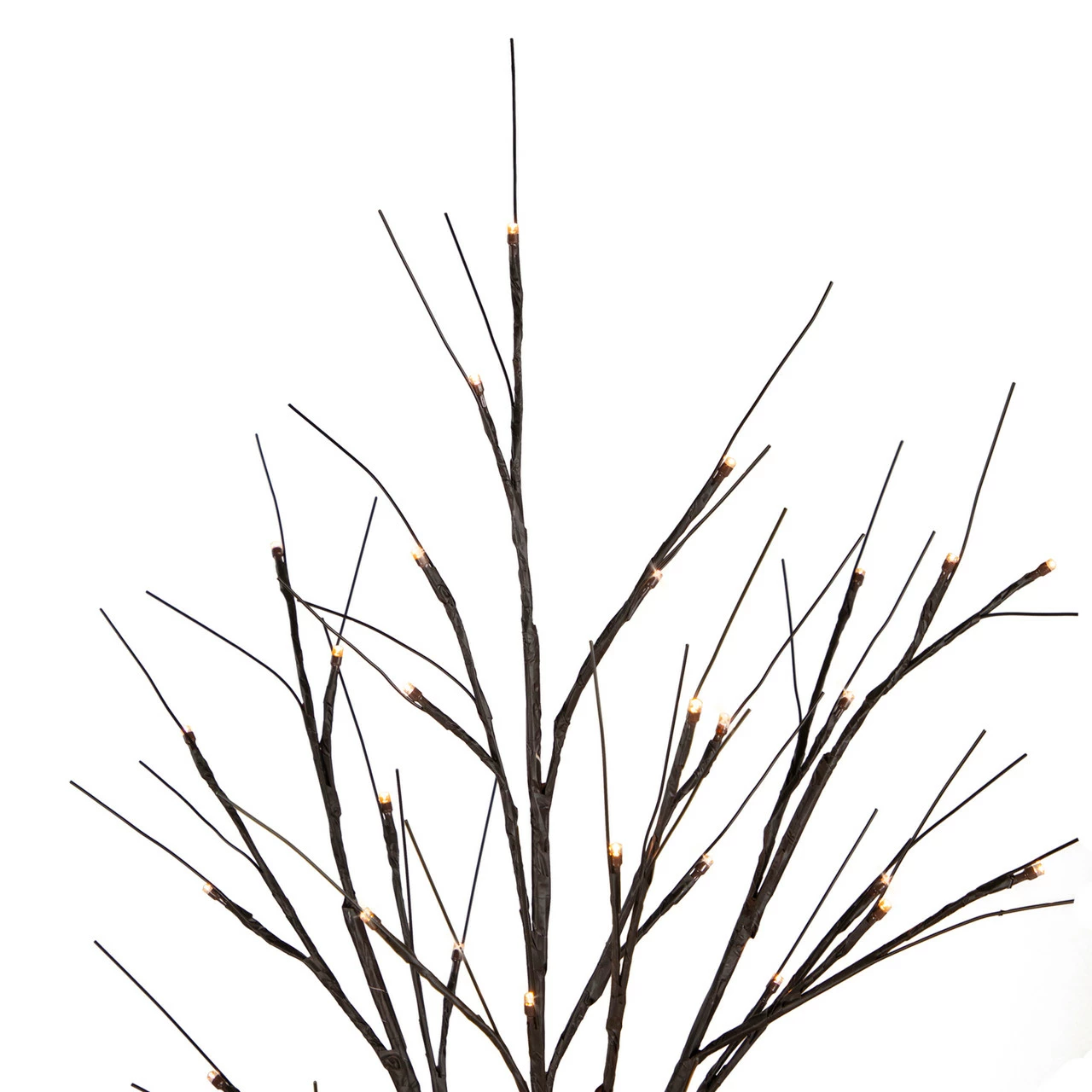 Northlight 6' LED Lighted Black Christmas Twig Tree - Warm White Lights 6 Northlight 6' LED Lighted Black Christmas Twig Tree - Warm White Lights - Image 4