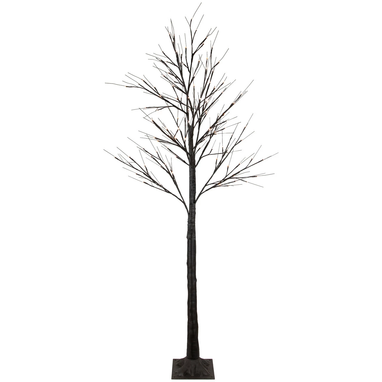 Northlight 6' LED Lighted Black Christmas Twig Tree - Warm White Lights 3 Northlight 6' LED Lighted Black Christmas Twig Tree - Warm White Lights