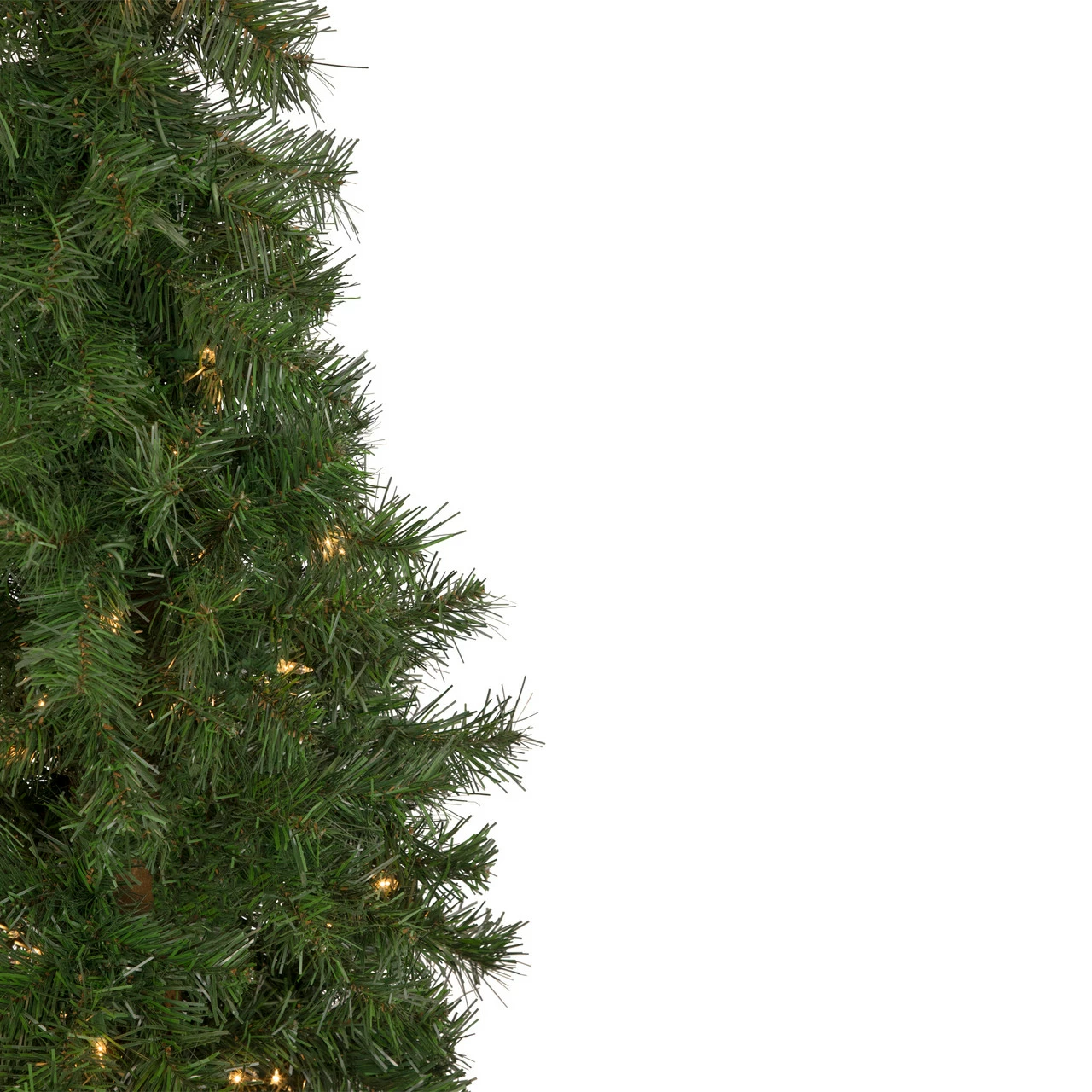 Northlight Set Of 3 Pre-Lit Woodland Alpine Artificial Christmas Trees 5' - Clear Lights 6 Northlight Set Of 3 Pre-Lit Woodland Alpine Artificial Christmas Trees 5' - Clear Lights - Image 5