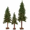 Northlight Set Of 3 Pre-Lit Woodland Alpine Artificial Christmas Trees 5' - Clear Lights 1 Northlight Set Of 3 Pre-Lit Woodland Alpine Artificial Christmas Trees 5' - Clear Lights -Northlight Shop northlight ynt755 gr updated 91544.1657130875