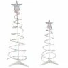 Northlight Set Of 2 Lighted Multi-Color Outdoor Spiral Christmas Cone Trees 4', 6' 2 Northlight Set Of 2 Lighted Multi-Color Outdoor Spiral Christmas Cone Trees 4', 6' -Northlight Shop northlight ys90355 49846.1603246403