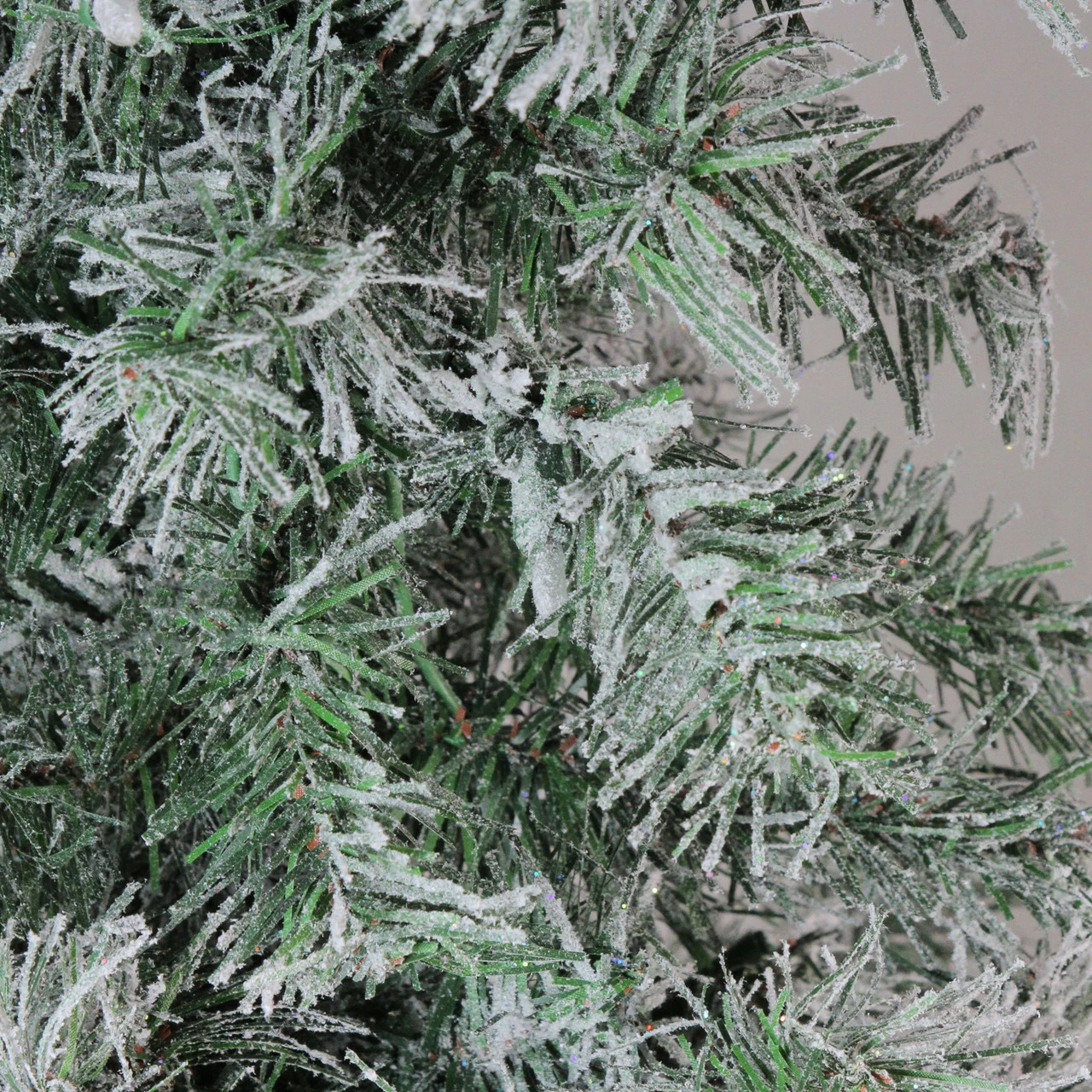 Northlight 5' Lightly Flocked And Glittered Woodland Alpine Artificial Christmas Tree, Unlit 4 Northlight 5' Lightly Flocked And Glittered Woodland Alpine Artificial Christmas Tree, Unlit - Image 2