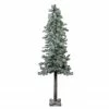 Northlight 6' Slim Flocked And Glittered Woodland Alpine Artificial Christmas Tree – Unlit 2 Northlight 6' Slim Flocked And Glittered Woodland Alpine Artificial Christmas Tree – Unlit -Northlight Shop northlight yt8648 fk 00687.1588397013