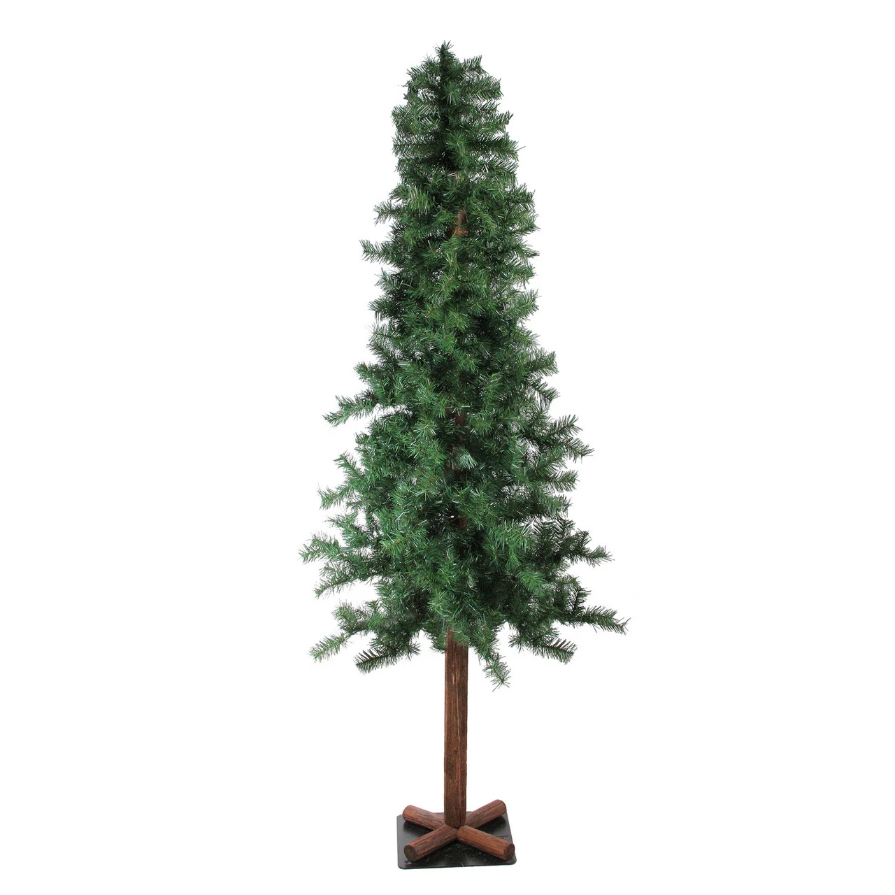 Northlight 7' Slim Traditional Woodland Alpine Artificial Christmas Tree – Unlit 3 Northlight 7' Slim Traditional Woodland Alpine Artificial Christmas Tree – Unlit