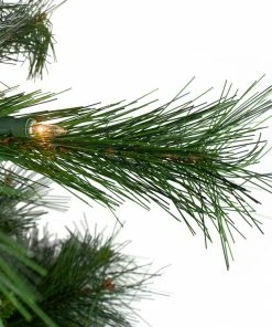 Alternative view of Northlight 9' Pre-Lit Medium Canyon Pine Artificial Christmas Tree - Clear Lights