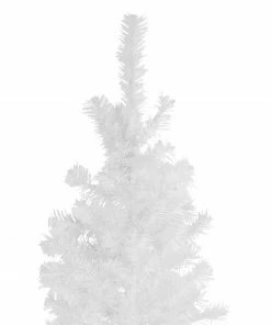 Alternative view of Northlight 6.5' White Winston Pine Slim Artificial Christmas Tree - Unlit