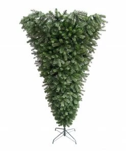 Northlight 7.5' Green Spruce Artificial Upside Down Christmas Tree - Unlit