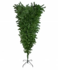 Northlight 5.5' X 36" Green Upside Down Spruce Medium Artificial Christmas Tree - Unlit