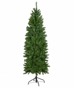 Northlight 7.5' Unlit Pencil White River Fir Artificial Christmas Tree
