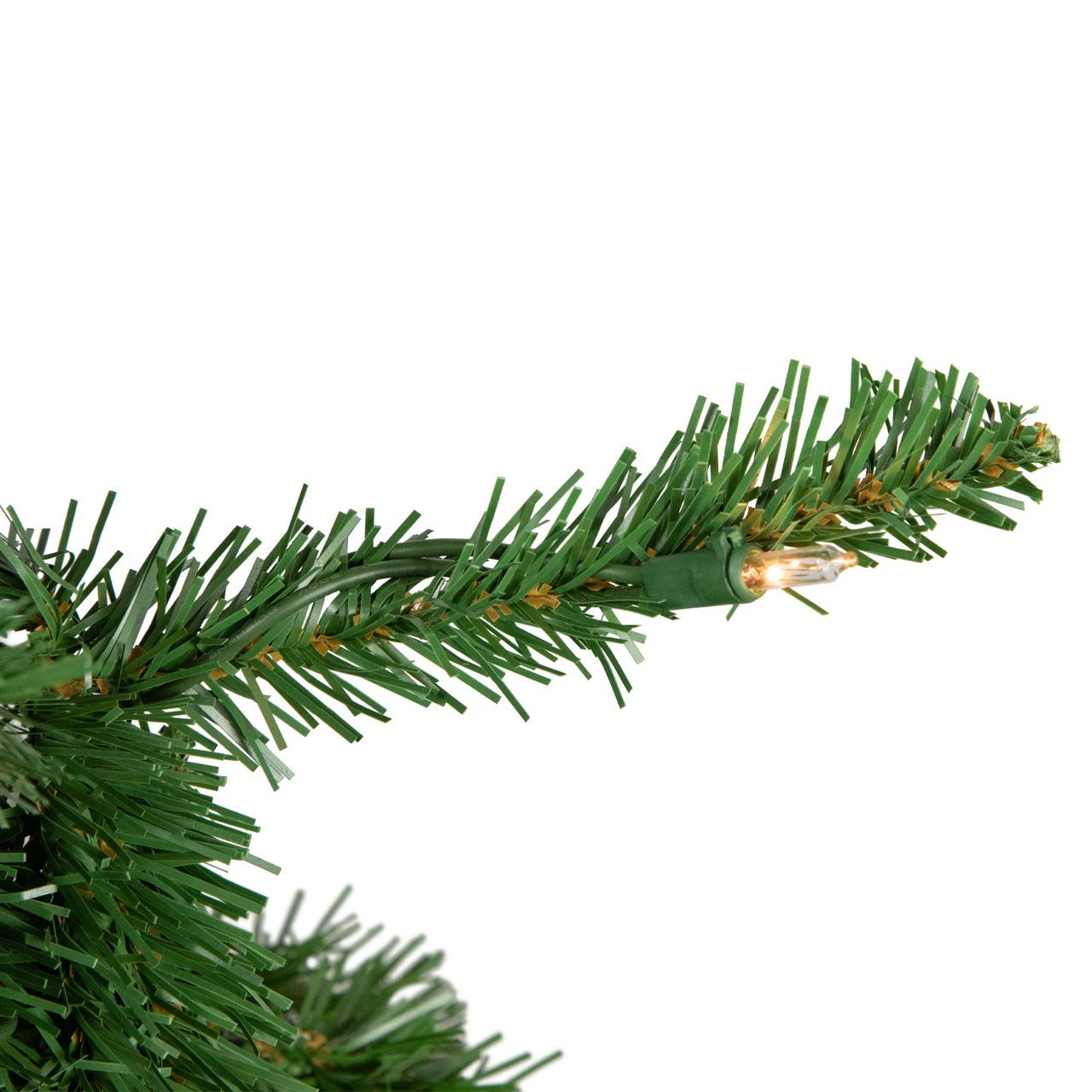 Northlight 7.5' Pre-Lit Pencil White River Fir Artificial Christmas Tree - Clear Lights 4 Northlight 7.5' Pre-Lit Pencil White River Fir Artificial Christmas Tree - Clear Lights - Image 2
