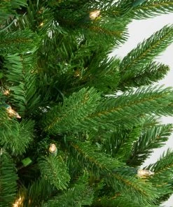 Alternative view of Northlight 7.5' Pre-Lit Pencil Northwood Noble Fir Artificial Christmas Tree - Clear Lights