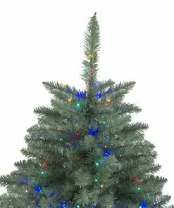Northlight 7.5' Pre-Lit Medium Blue Spruce Artificial Christmas Tree - Multicolor LED Lights -Northlight Shop northlight z16060 2new 17992.1666129160