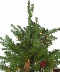 Northlight 7.5’ Pre-Lit Mixed Winter Berry Pine Artificial Christmas Tree - Clear Lights 10 Northlight 7.5’ Pre-Lit Mixed Winter Berry Pine Artificial Christmas Tree - Clear Lights -Northlight Shop northlight z27676 2 30449.1588397321