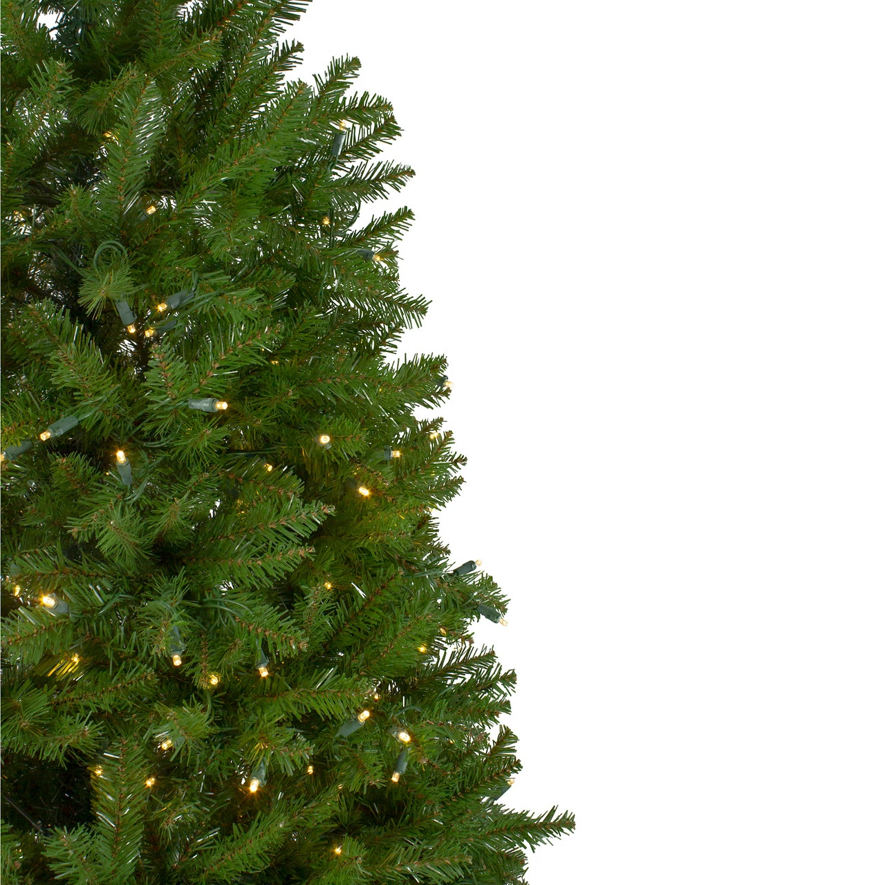 Northlight 9' Green Pre-Lit Medium Northern Pine Artificial Christmas Tree - Clear LED Lights 6 Northlight 9' Green Pre-Lit Medium Northern Pine Artificial Christmas Tree - Clear LED Lights - Image 4