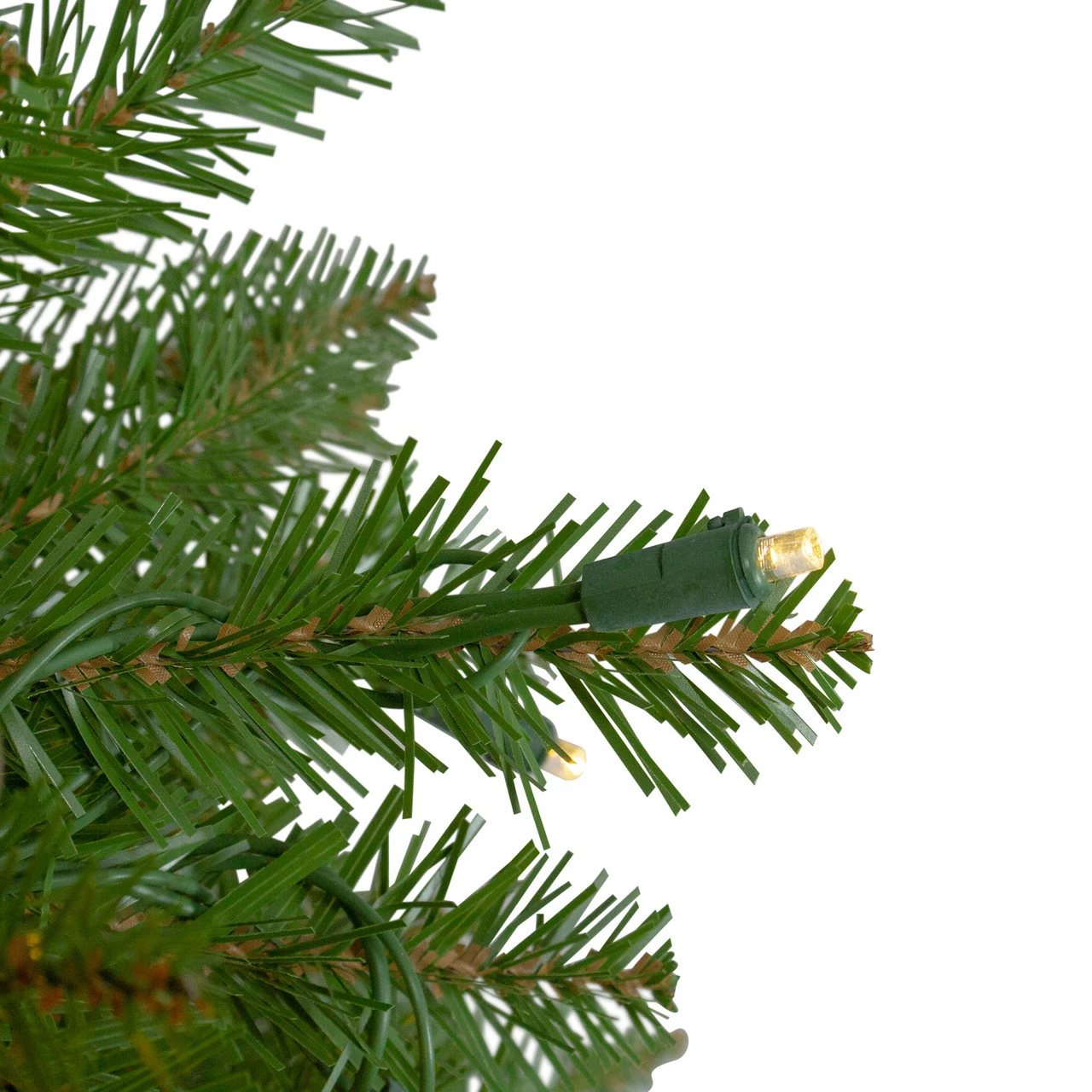Northlight 9' Green Pre-Lit Medium Northern Pine Artificial Christmas Tree - Clear LED Lights 4 Northlight 9' Green Pre-Lit Medium Northern Pine Artificial Christmas Tree - Clear LED Lights - Image 2