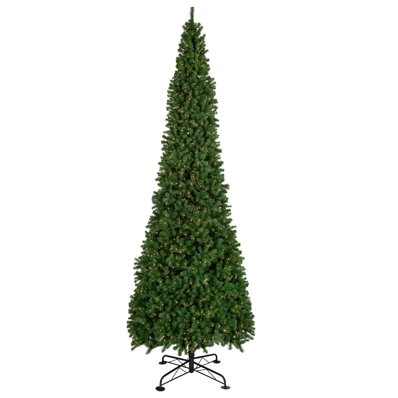 Northlight 15' Pre-Lit Pendleton Spruce Slim Artificial Christmas Tree, Clear Lights 3 Northlight 15' Pre-Lit Pendleton Spruce Slim Artificial Christmas Tree, Clear Lights