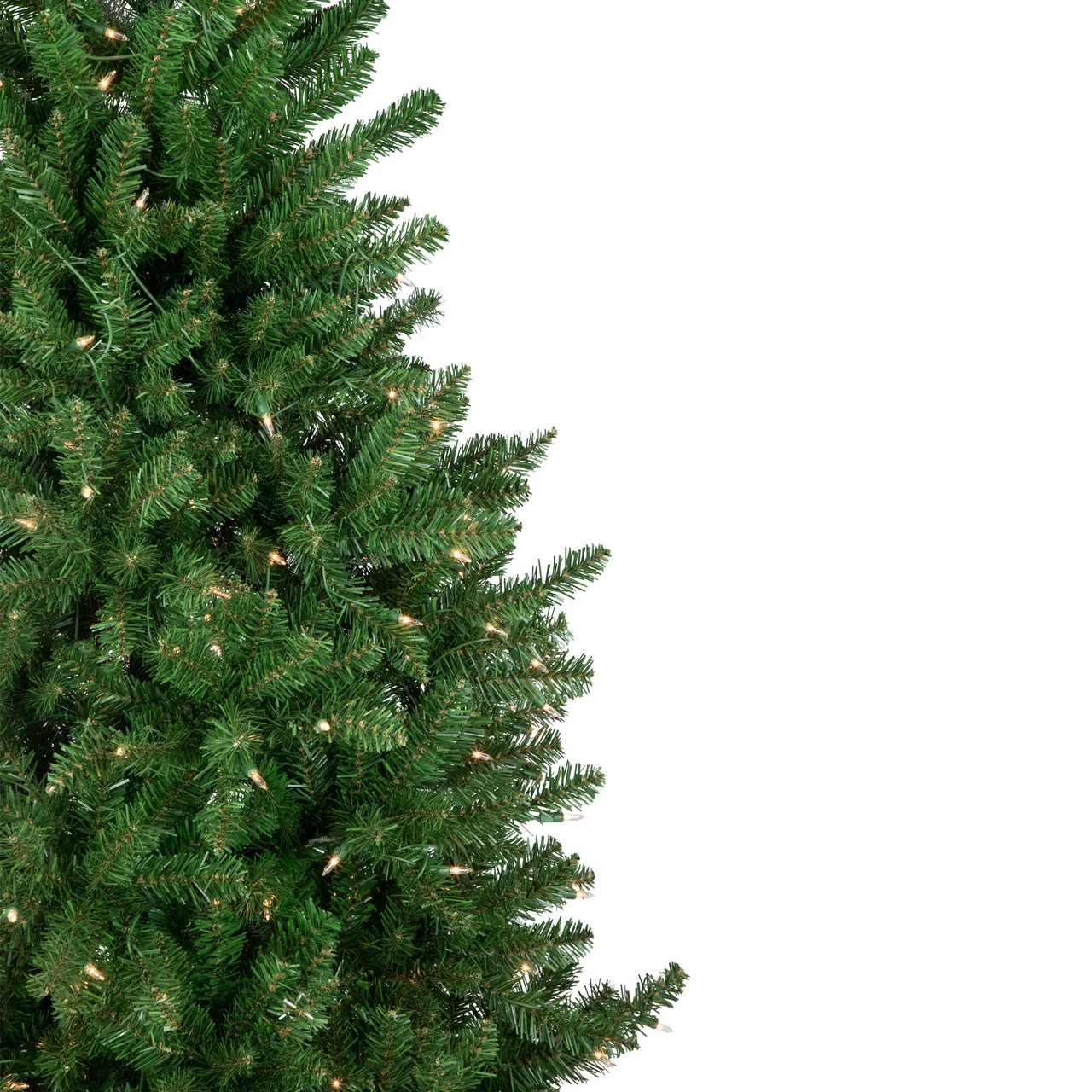 Northlight 15' Pre-Lit Genoa Fraser Fir Slim Artificial Christmas Tree, Clear Lights 5 Northlight 15' Pre-Lit Genoa Fraser Fir Slim Artificial Christmas Tree, Clear Lights - Image 3