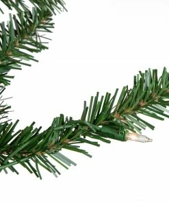 Alternative view of Northlight 15' Pre-Lit Genoa Fraser Fir Slim Artificial Christmas Tree, Clear Lights