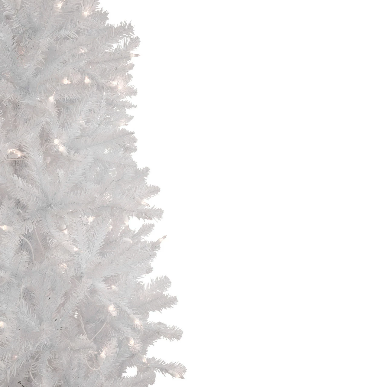 Northlight 9' Pre-Lit Rapids White Pine Pencil Artificial Christmas Tree, Clear Lights 5 Northlight 9' Pre-Lit Rapids White Pine Pencil Artificial Christmas Tree, Clear Lights - Image 3