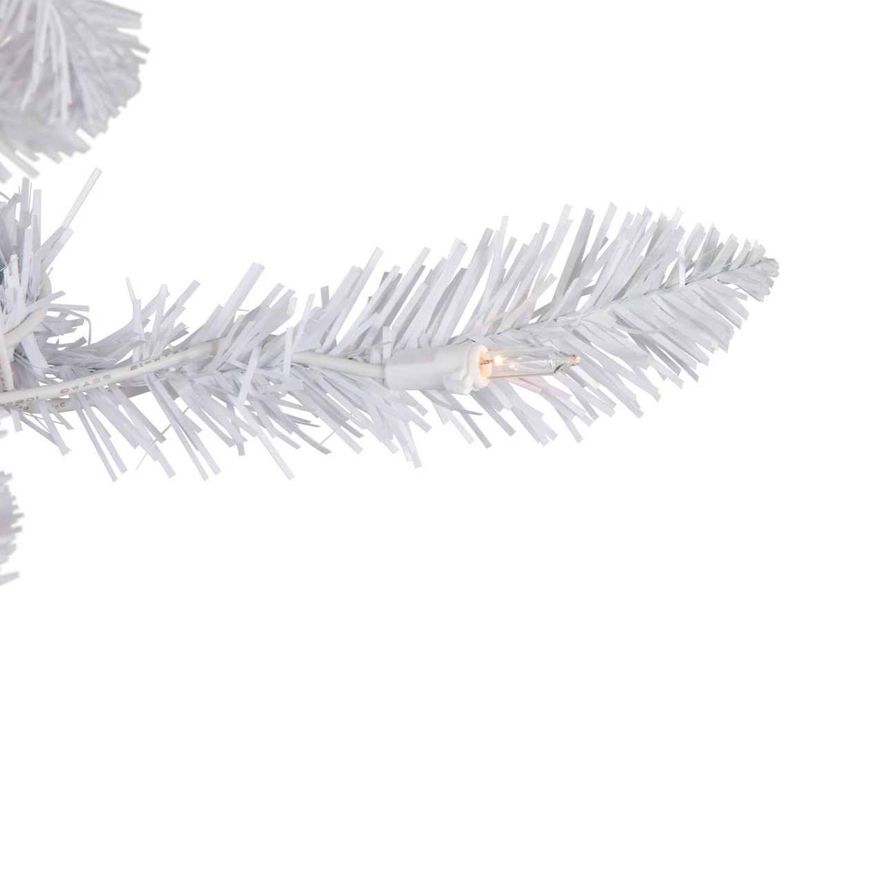 Northlight 9' Pre-Lit Rapids White Pine Pencil Artificial Christmas Tree, Clear Lights 4 Northlight 9' Pre-Lit Rapids White Pine Pencil Artificial Christmas Tree, Clear Lights - Image 2
